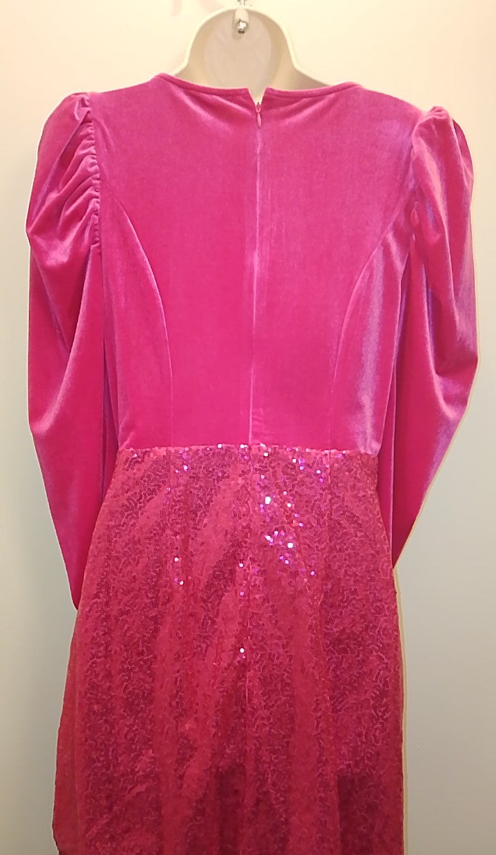 Shimmy Goals Fringe Women's Velvet Cocktail Dress