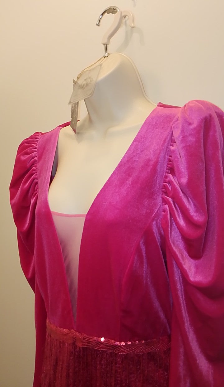 Shimmy Goals Fringe Women's Velvet Cocktail Dress