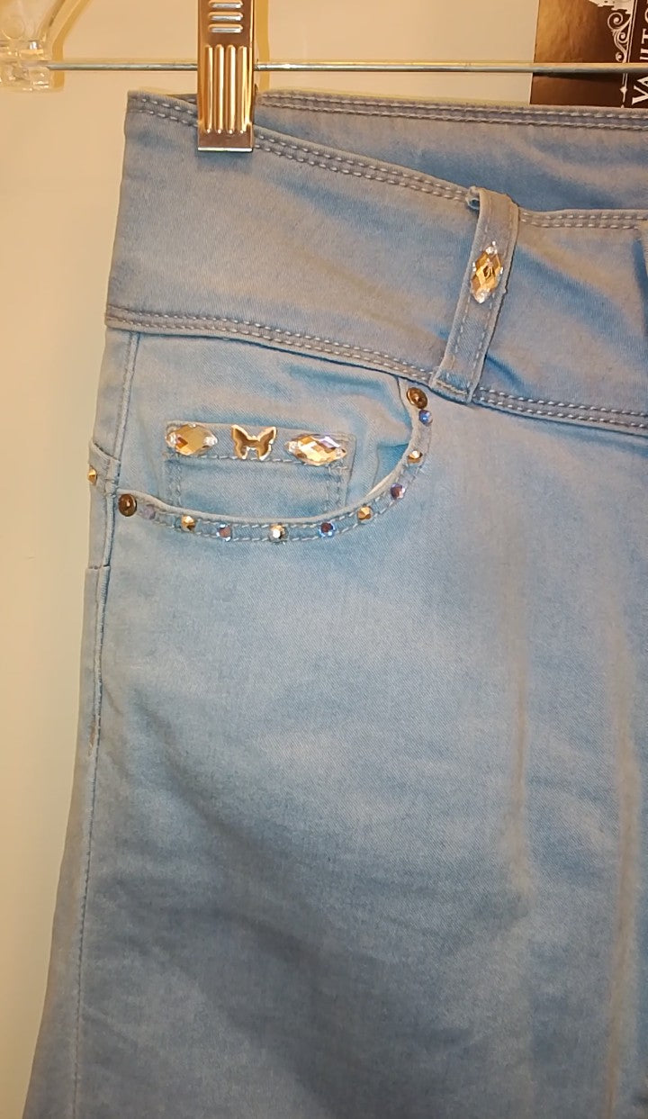 Irresistible Calm Skies Women's Denim Jeans