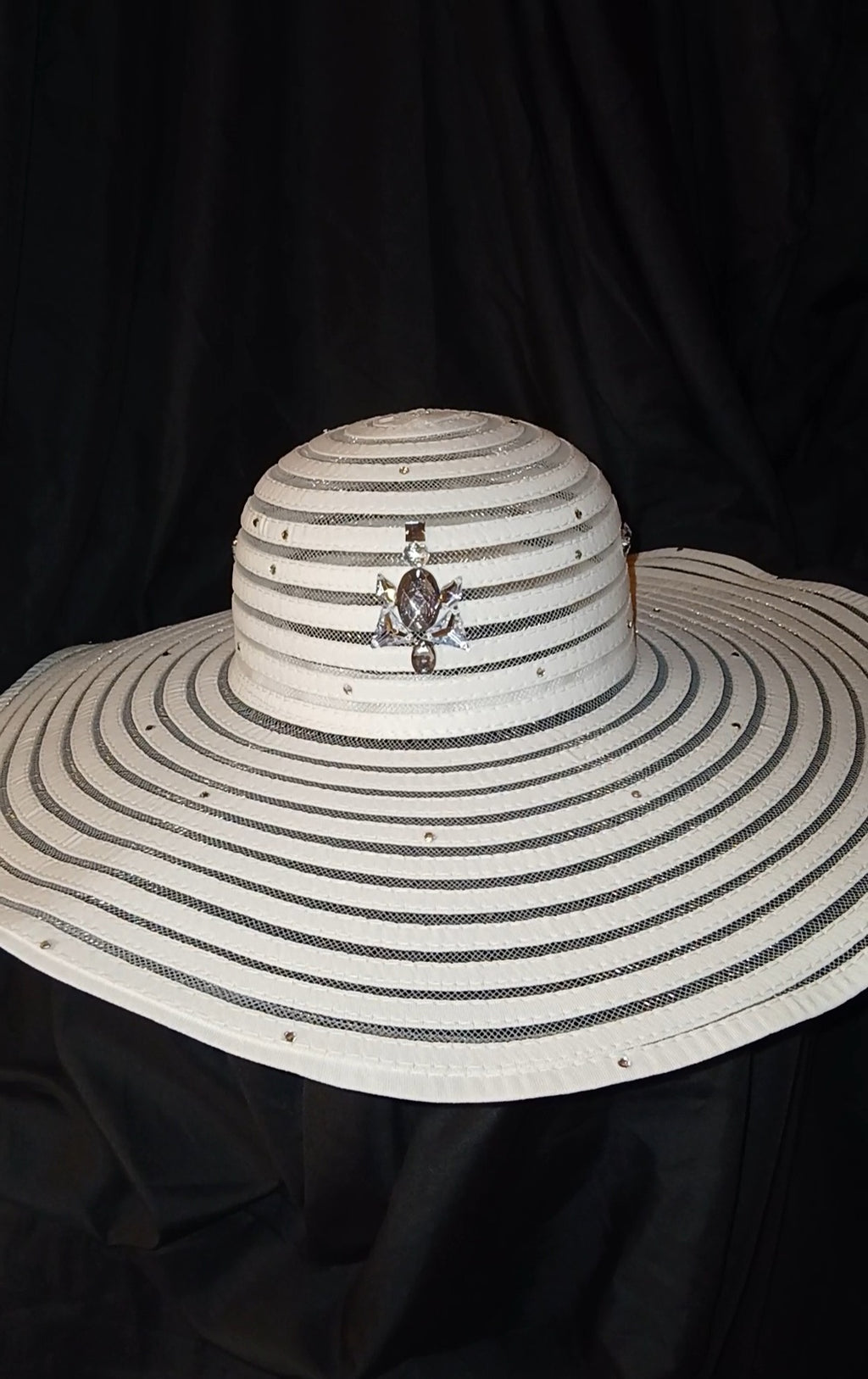 Floating Veil Wide Brim Sun Hat