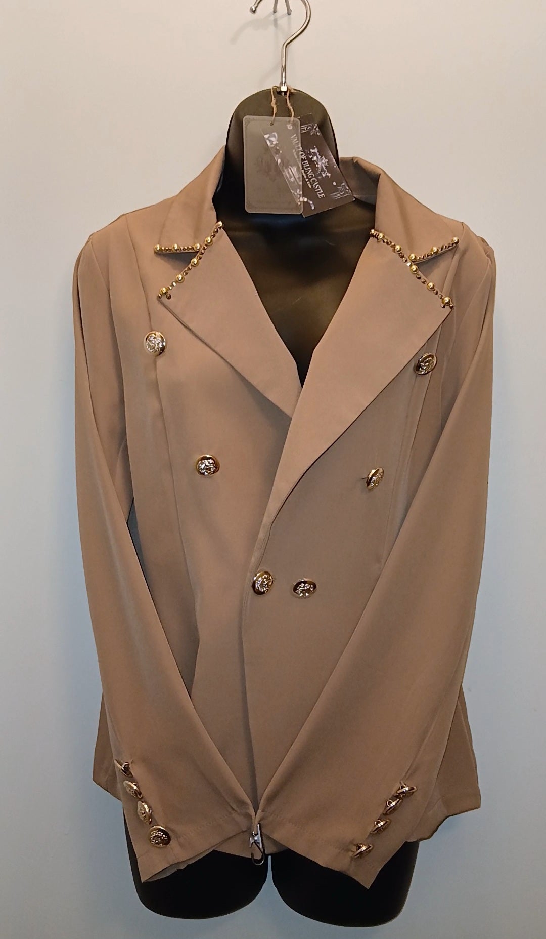 Celebrated Toffee Women's Long Sleeve Blazer