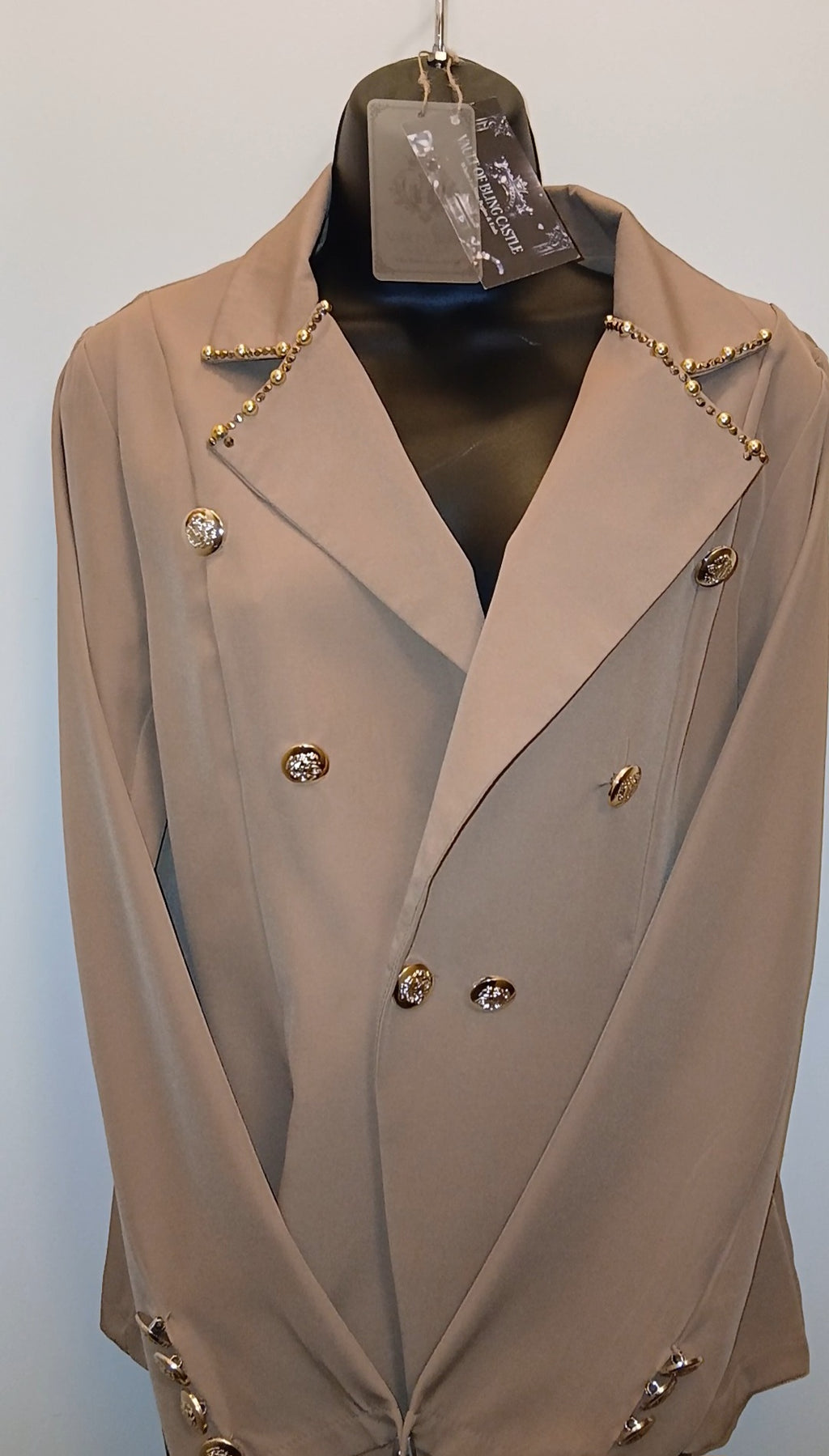 Celebrated Toffee Women's Long Sleeve Blazer
