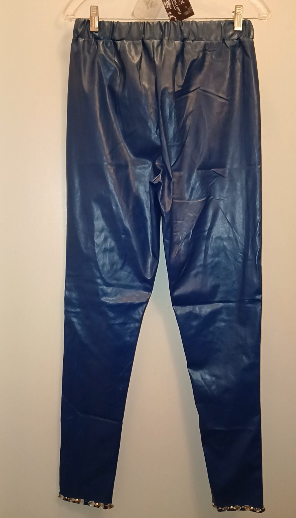 Showcase Glossy Women's Faux Leather Pants