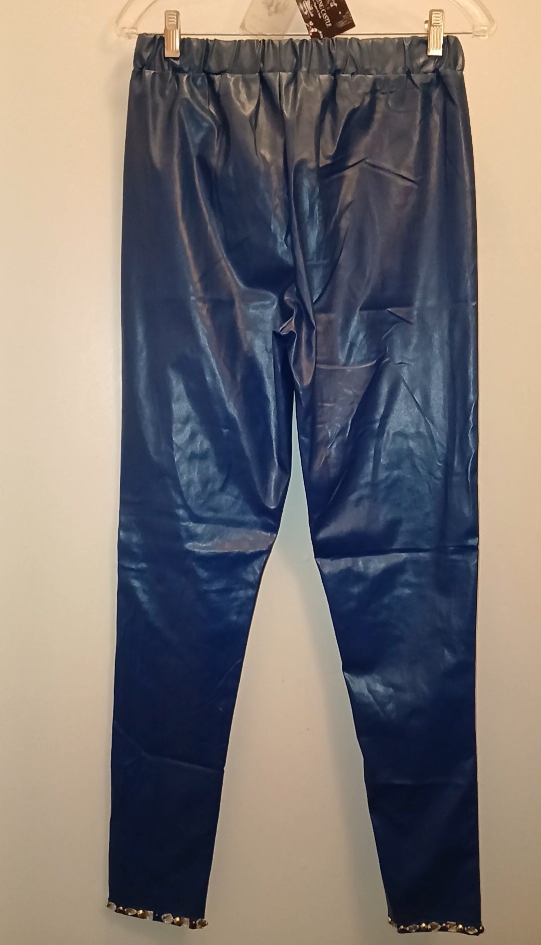 Showcase Glossy Women's Faux Leather Pants