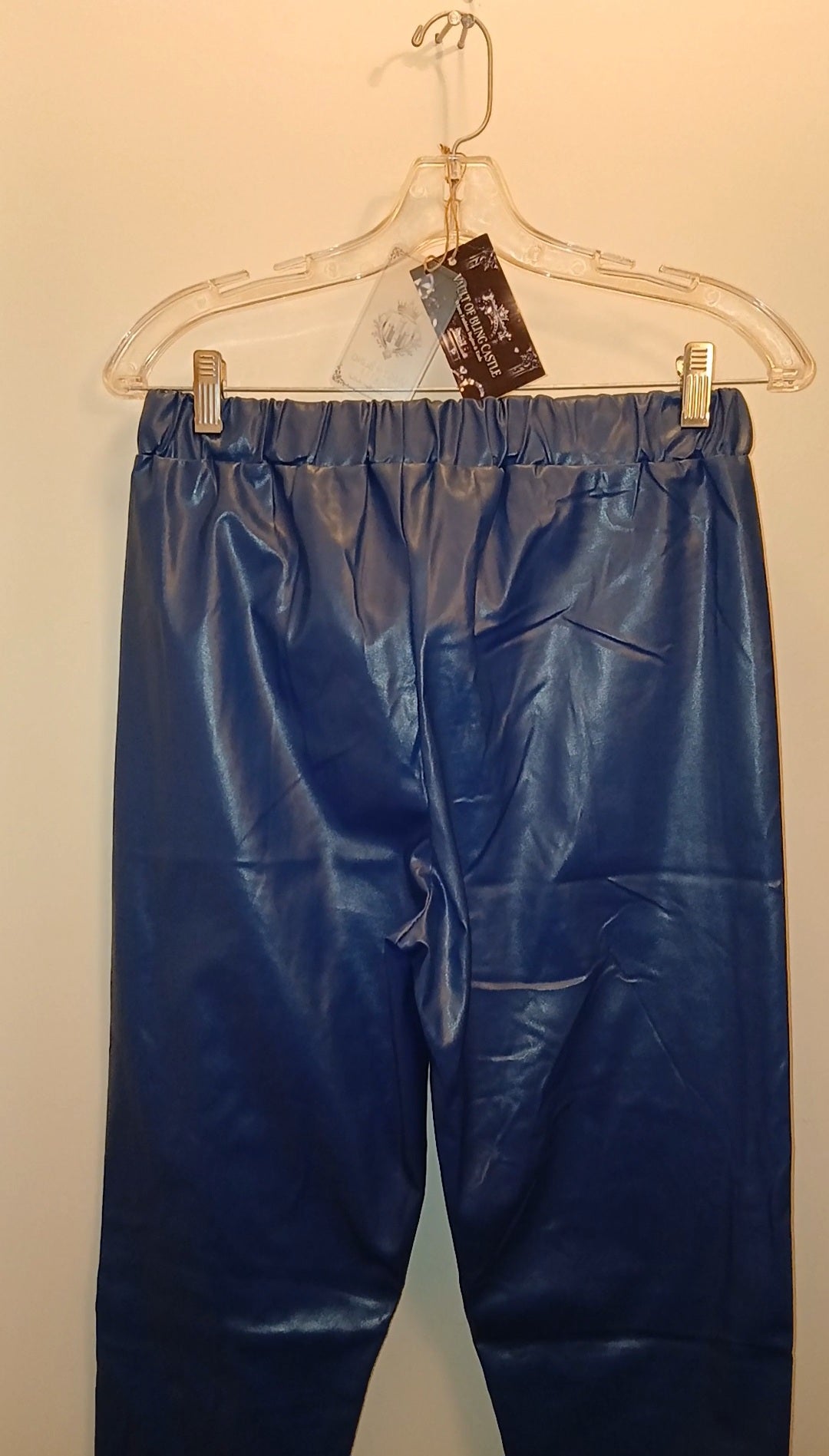 Showcase Glossy Women's Faux Leather Pants