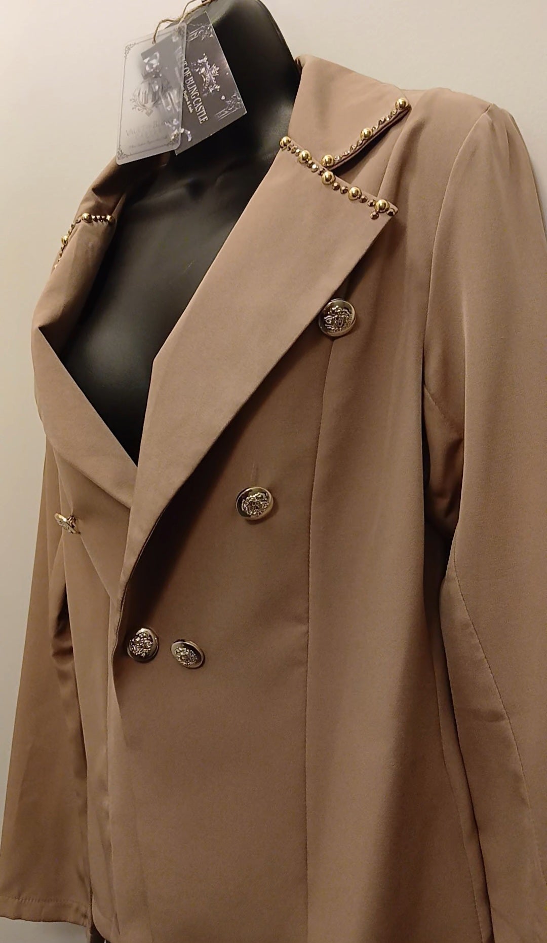 Celebrated Toffee Women's Long Sleeve Blazer