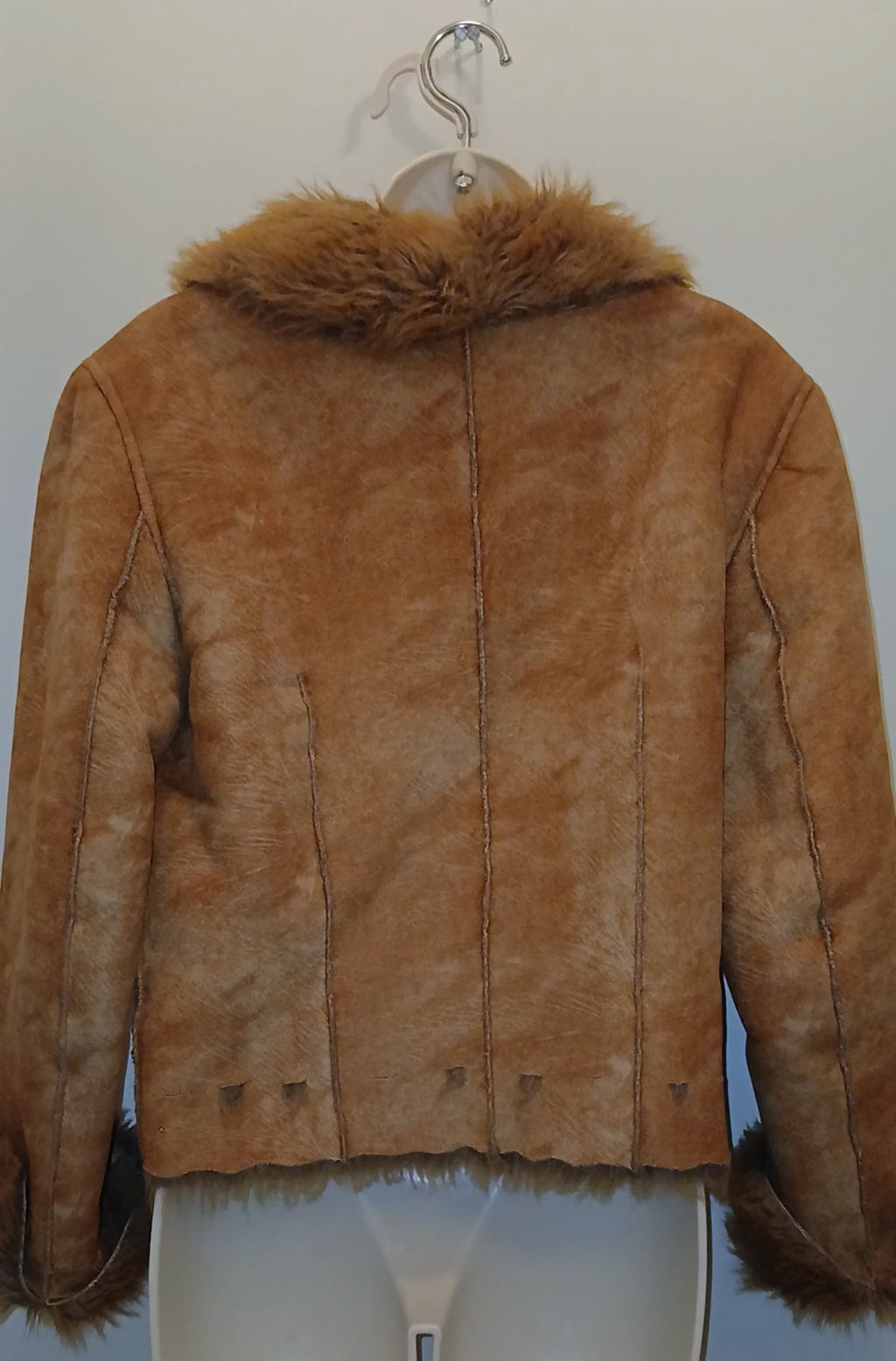 T - Women's Cabin Faux Fur Suede Jacket Coat