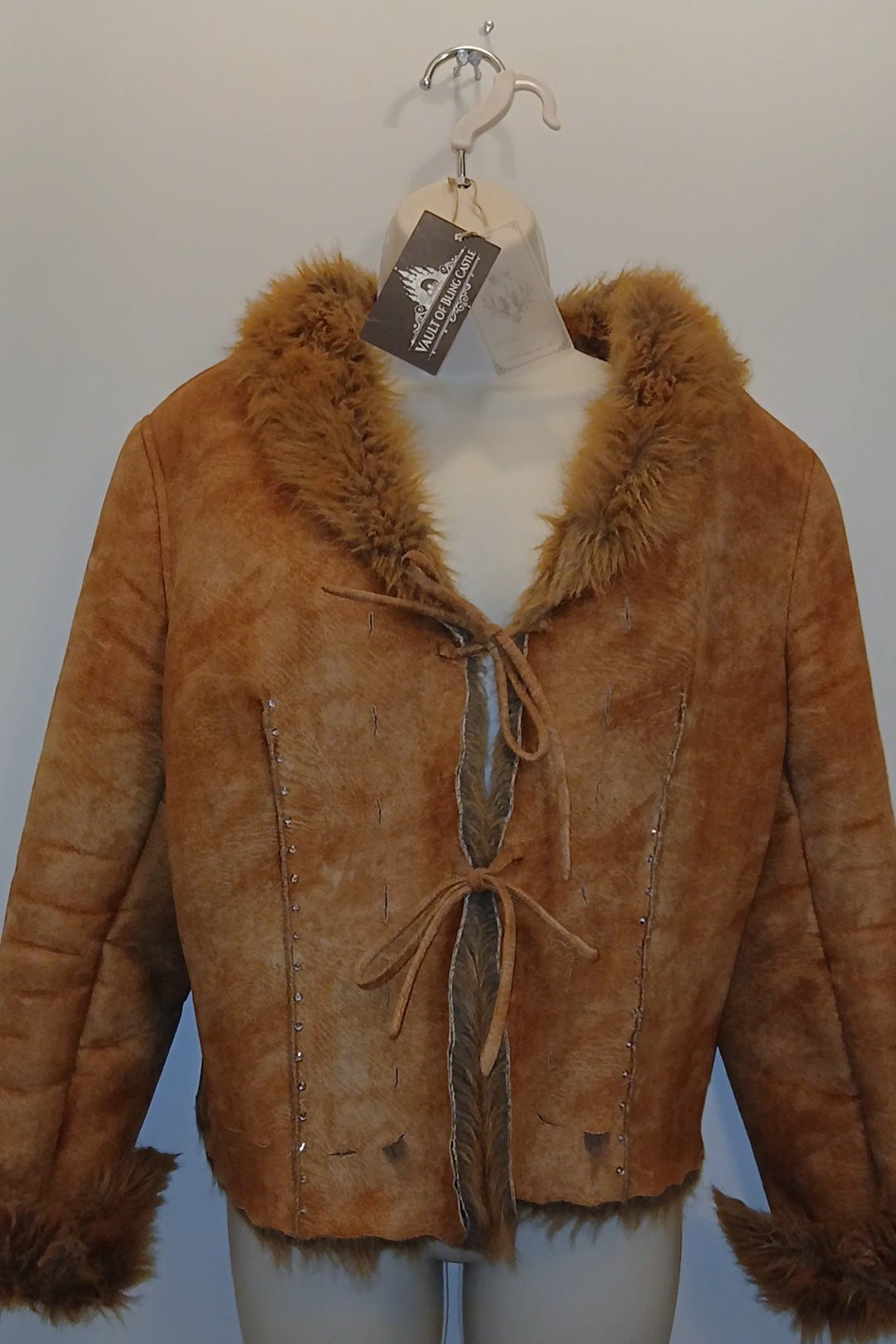 T - Women's Cabin Faux Fur Suede Jacket Coat