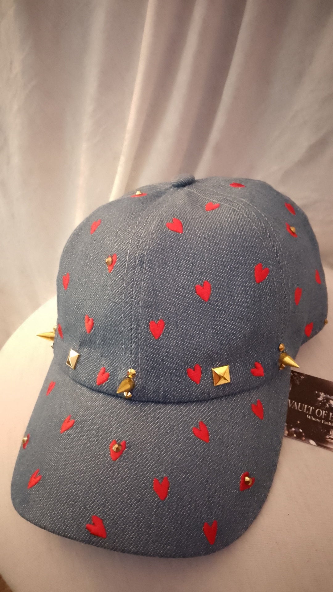 Love Is In The Air Women's Navy Denim Base Ball Style  Fashion Hat