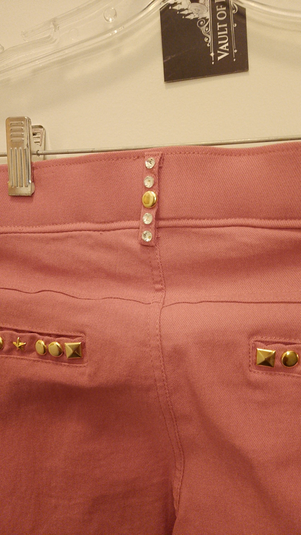 Ambiance Dinner Apricot Sleek Dress Pants