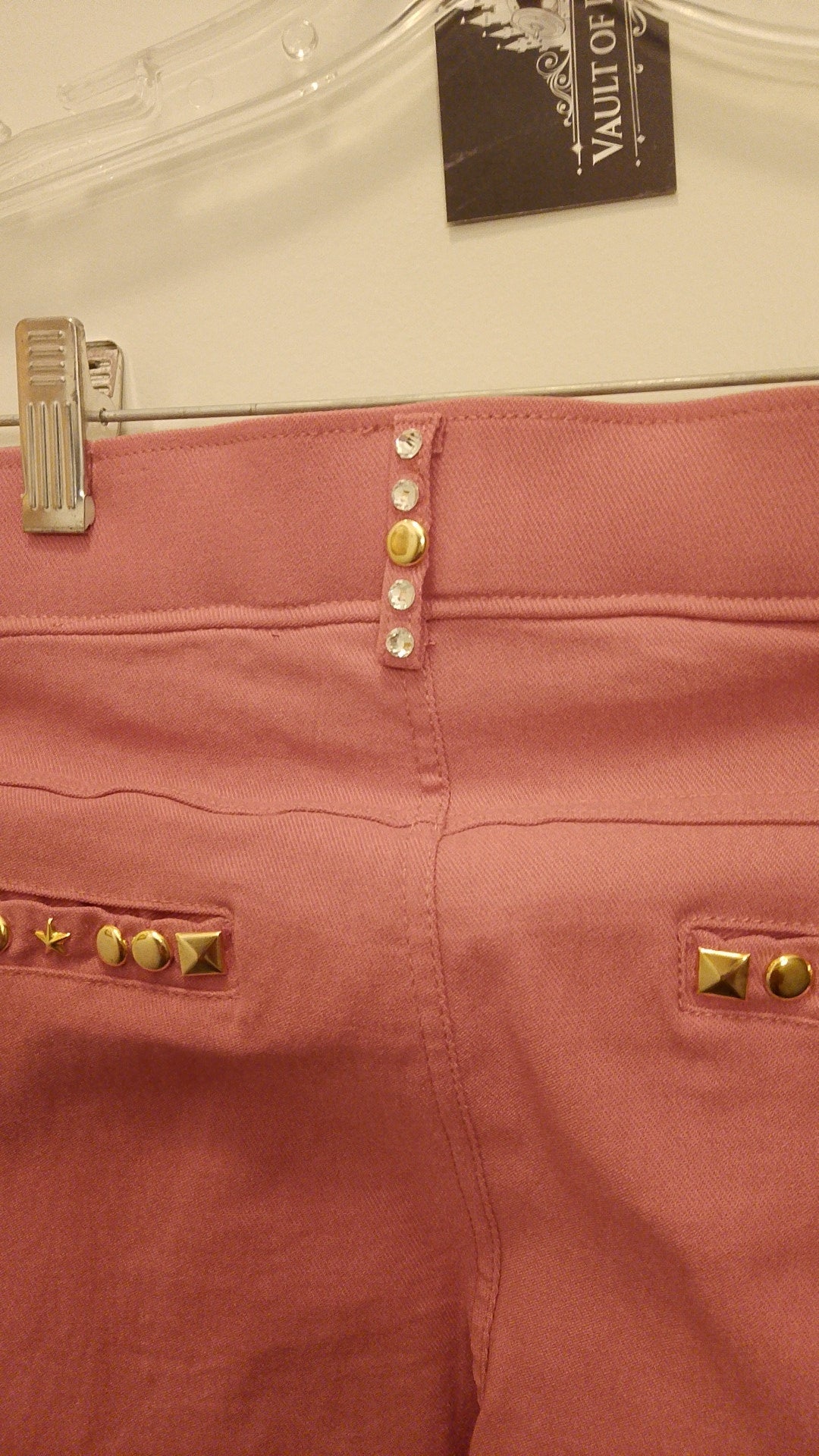 Ambiance Dinner Apricot Sleek Dress Pants