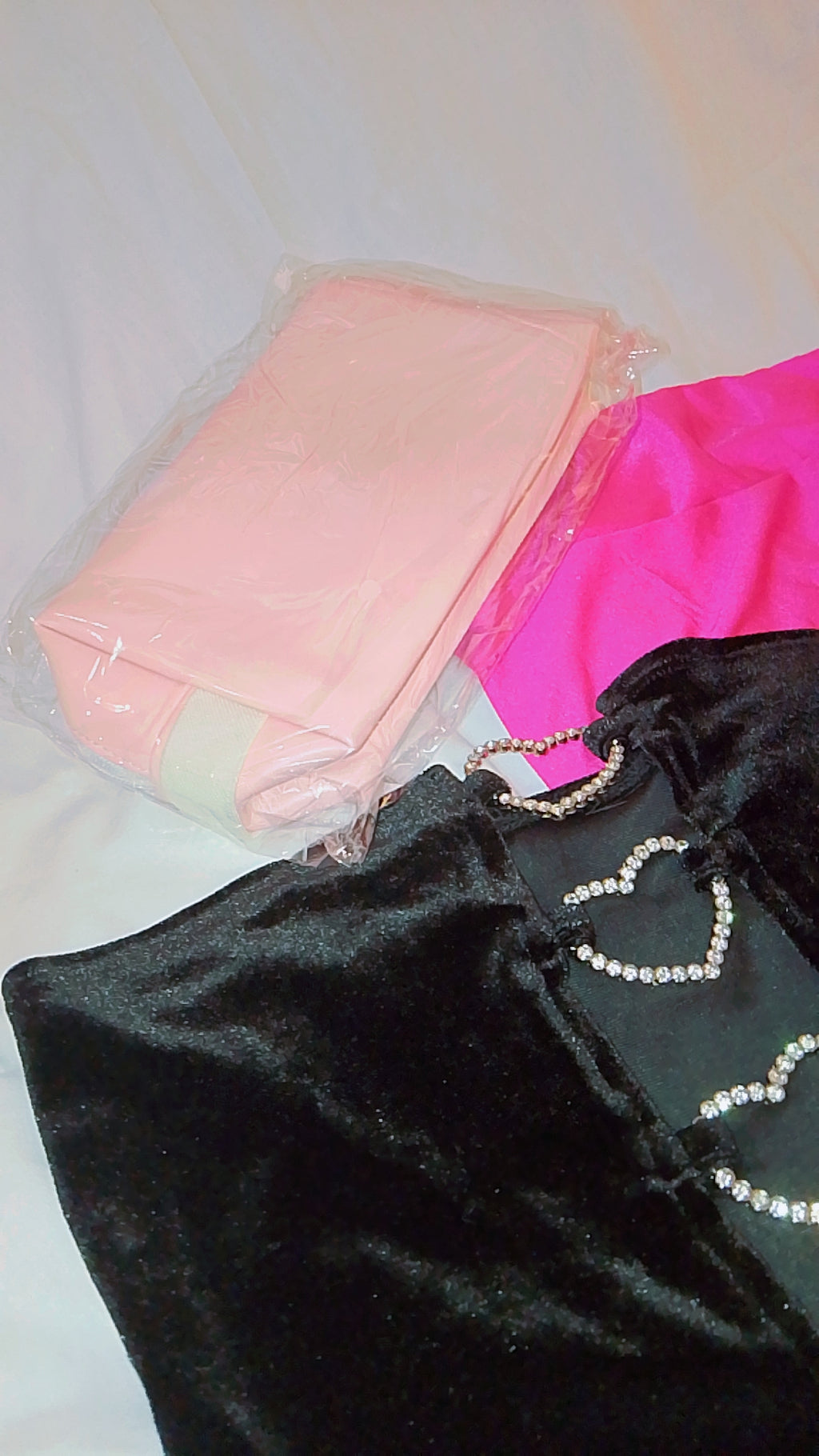 Go & Glow Bundle #505  - Women -  "Notes..." Book, Black Velvet Tube Top, Spandex Shorts