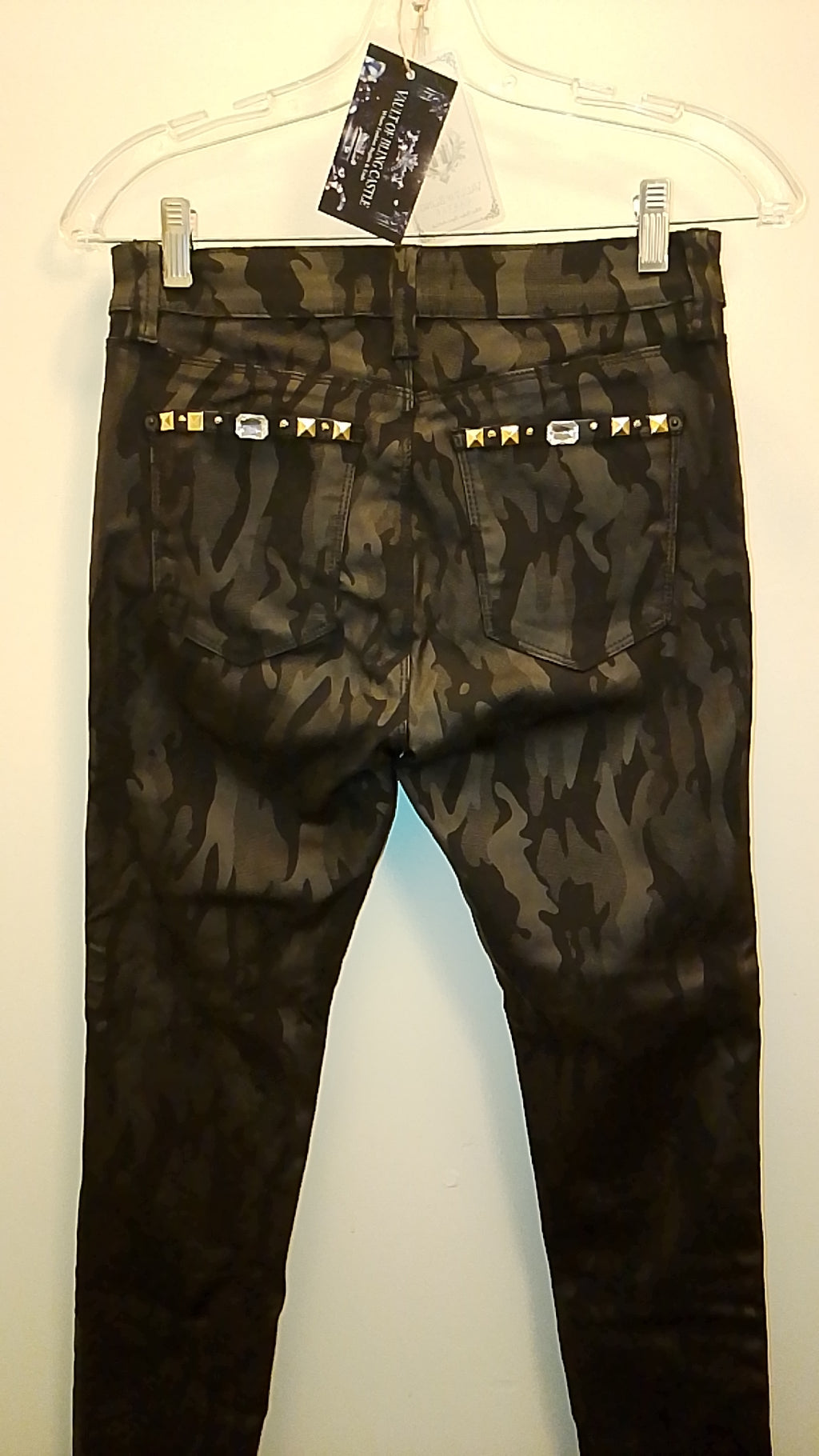 Sassy Trench Gear Women's Stretch Skinny Camouflage Jeans