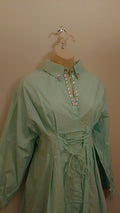 Pistachio Mint Green Caledon Pathway Blouse Dress