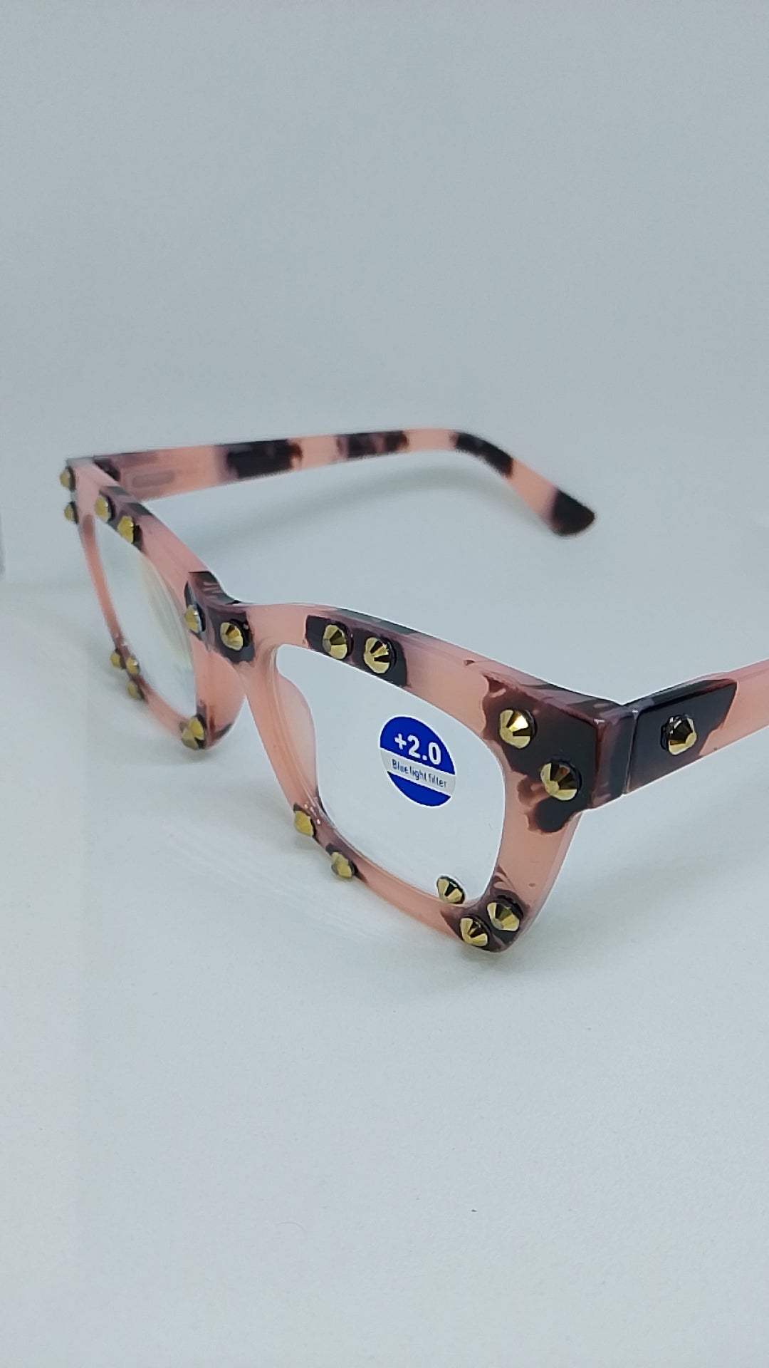 Gold Finger Leopard Women's 2.0 Strength Frame Reading Glasses