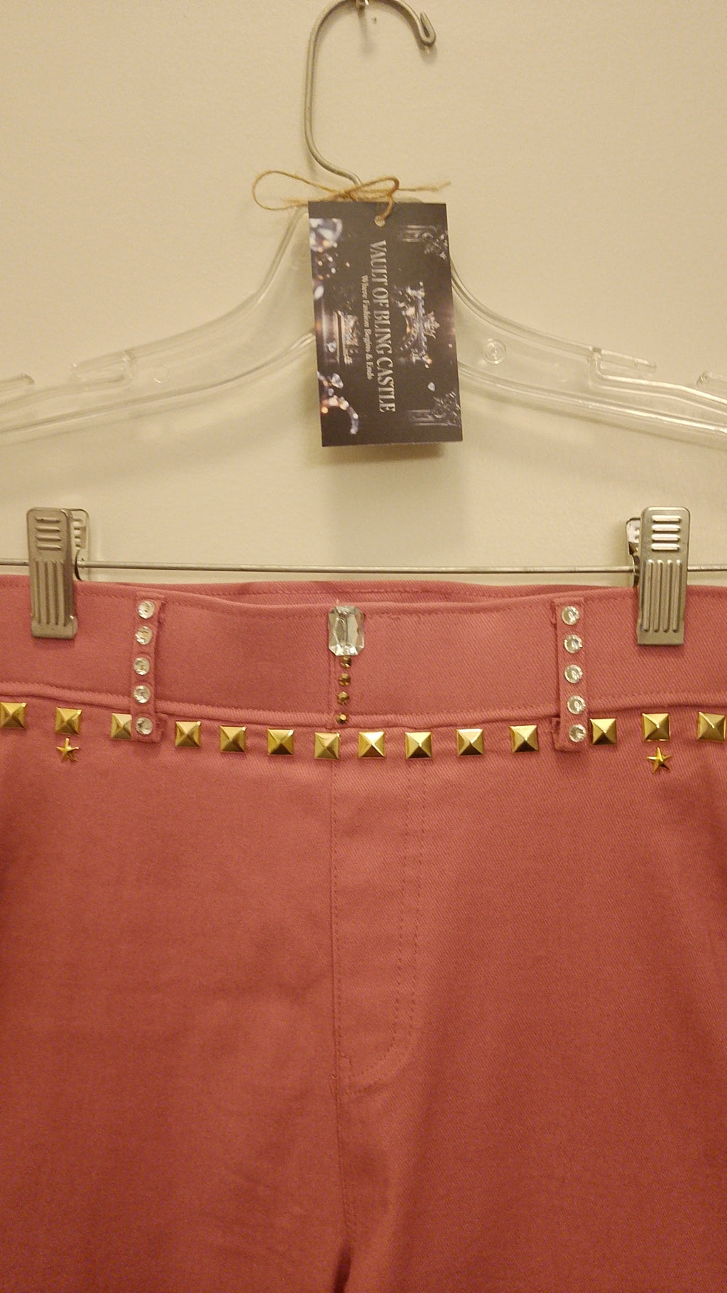 Ambiance Dinner Apricot Sleek Dress Pants