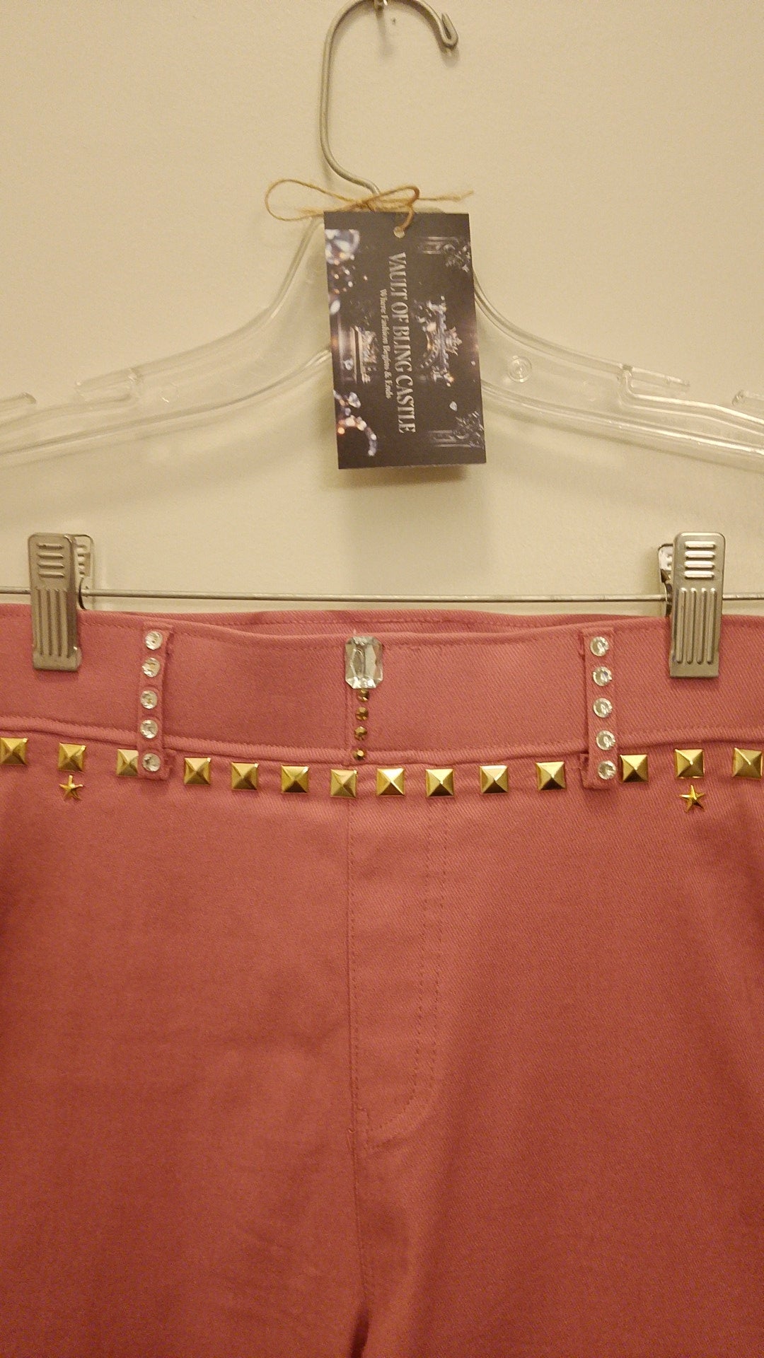 Ambiance Dinner Apricot Sleek Dress Pants