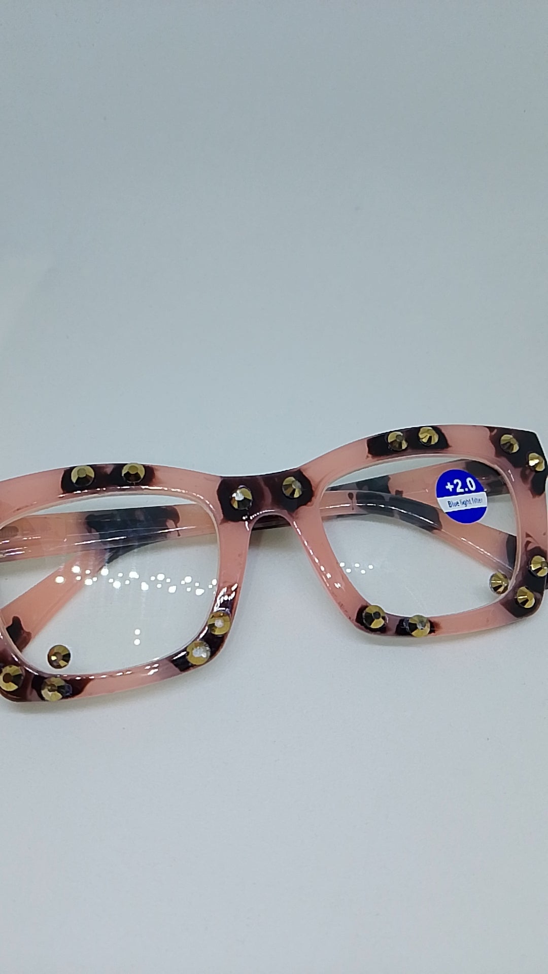 Gold Finger Leopard Women's 2.0 Strength Frame Reading Glasses
