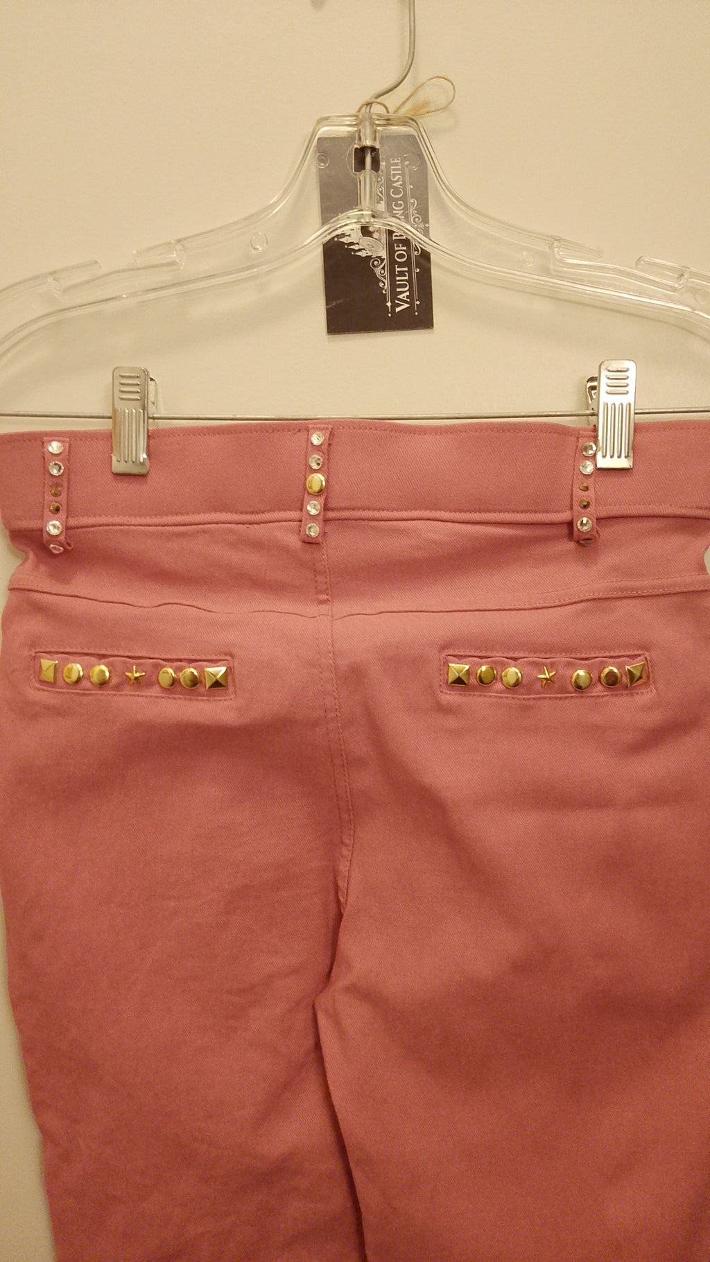 Ambiance Dinner Apricot Sleek Dress Pants