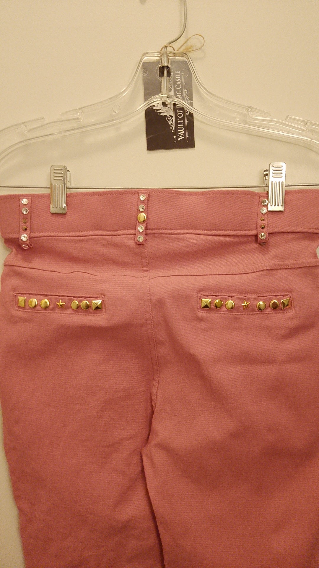Ambiance Dinner Apricot Sleek Dress Pants