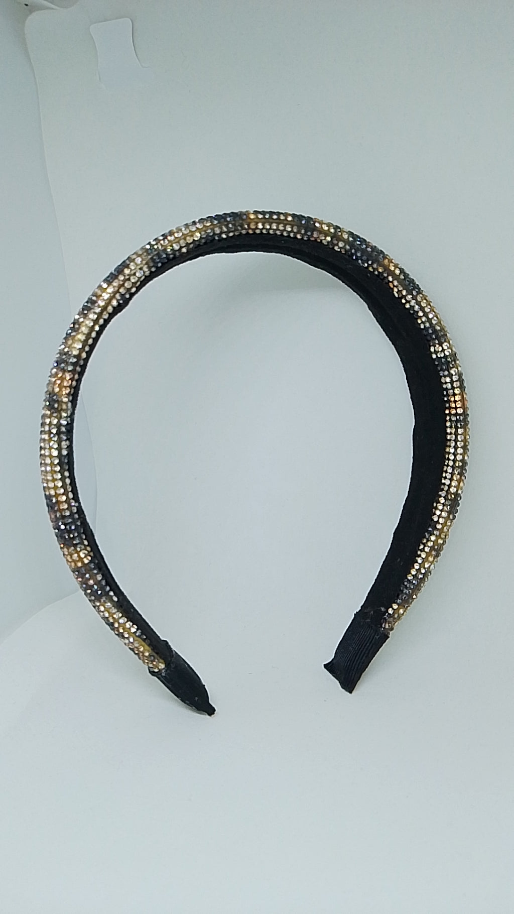 Shimmering Light Thick Padded Leopard Print Headband