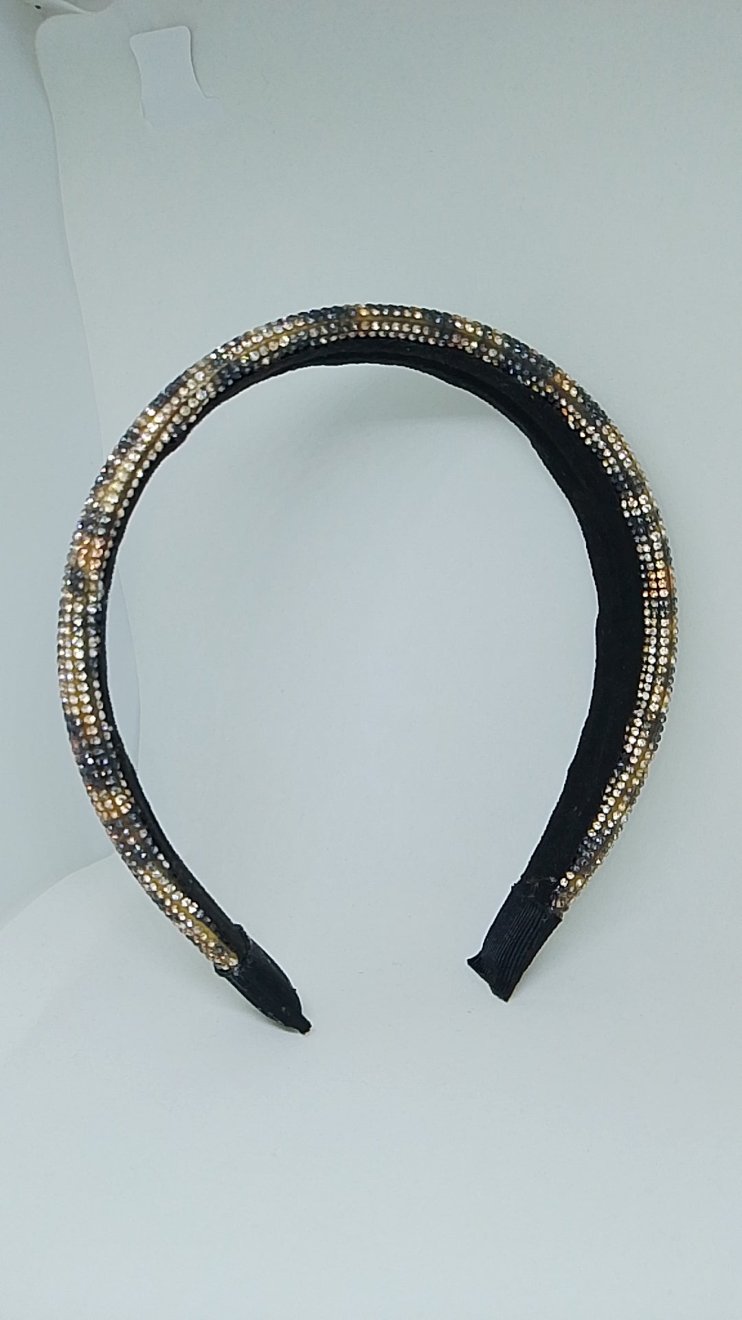 Shimmering Light Thick Padded Leopard Print Headband