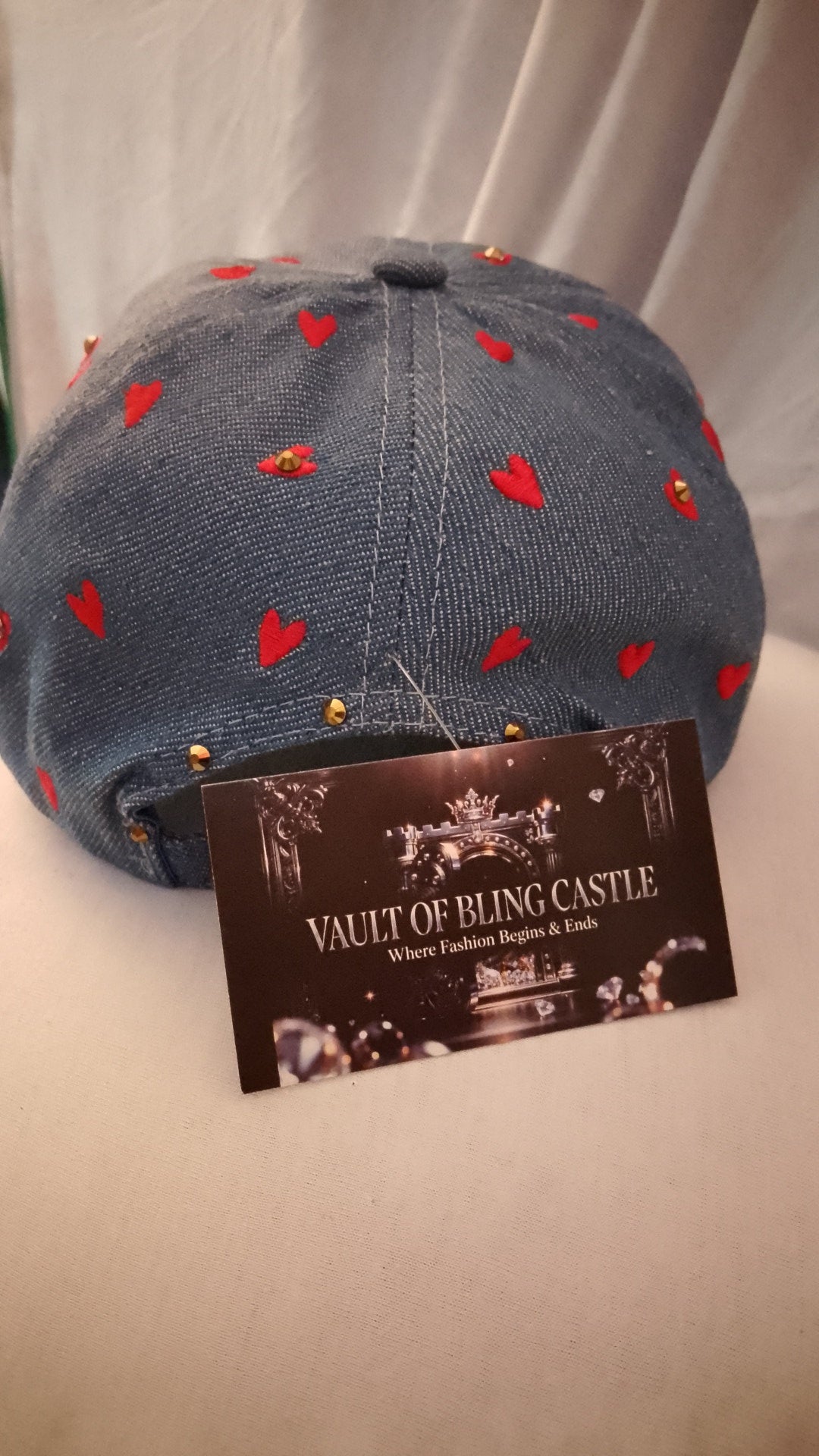 Love Is In The Air Women's Navy Denim Base Ball Style  Fashion Hat