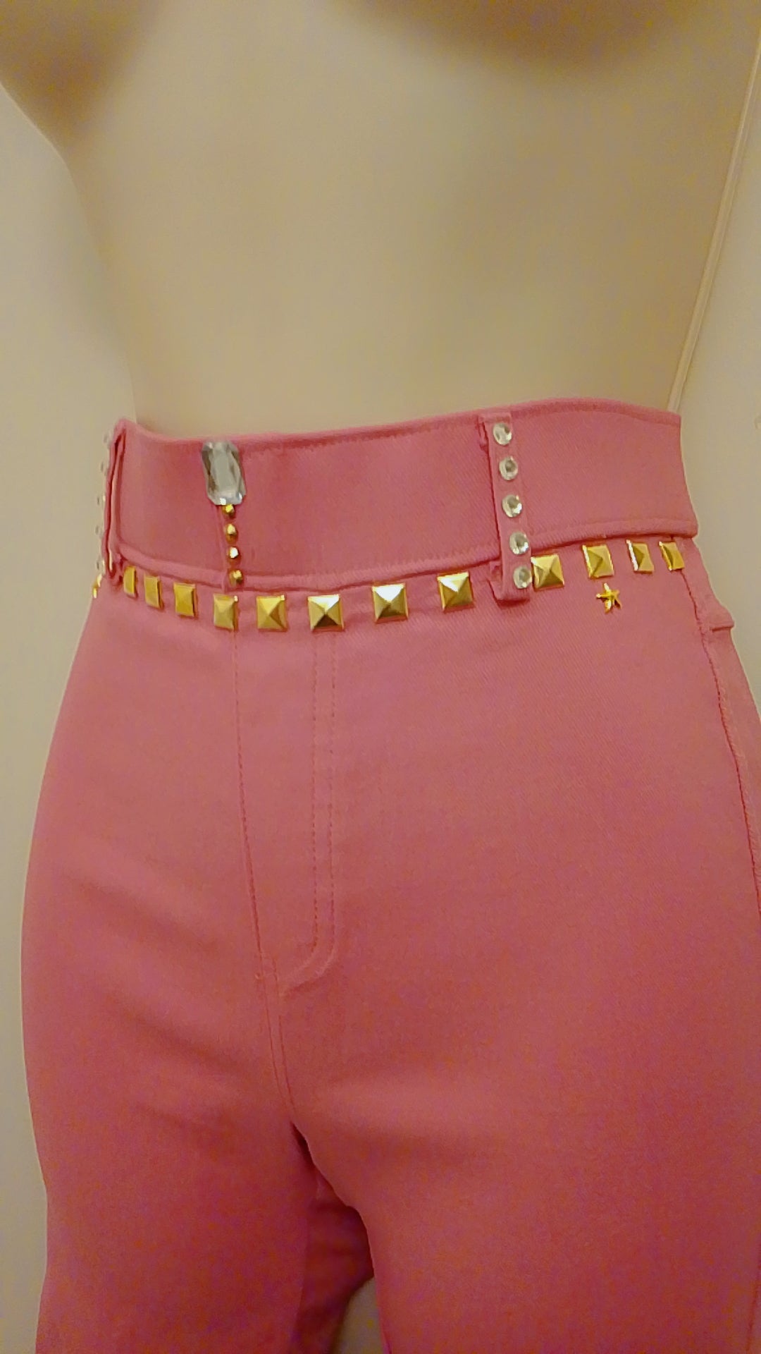 Ambiance Dinner Apricot Sleek Dress Pants