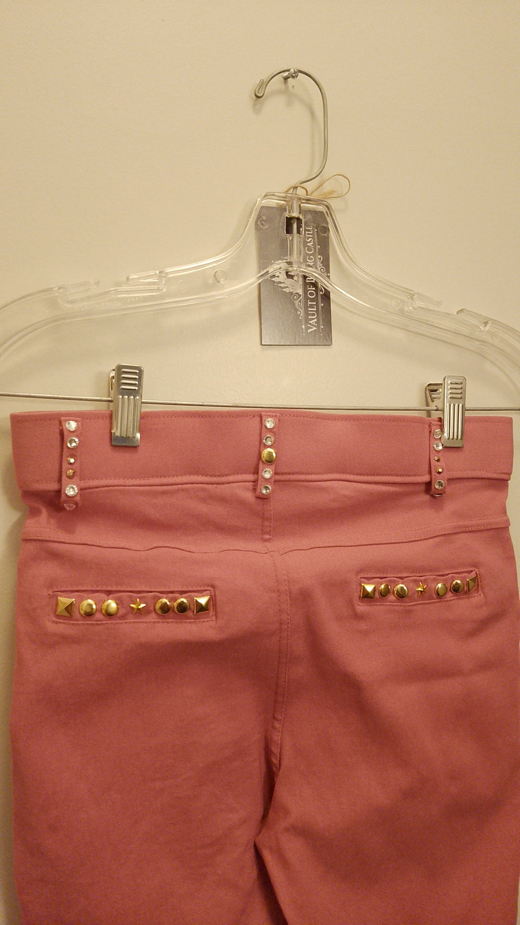 Ambiance Dinner Apricot Sleek Dress Pants
