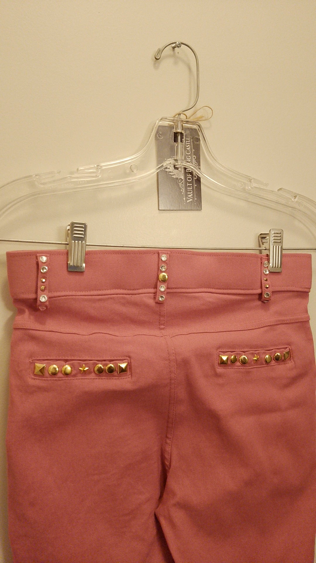 Ambiance Dinner Apricot Sleek Dress Pants