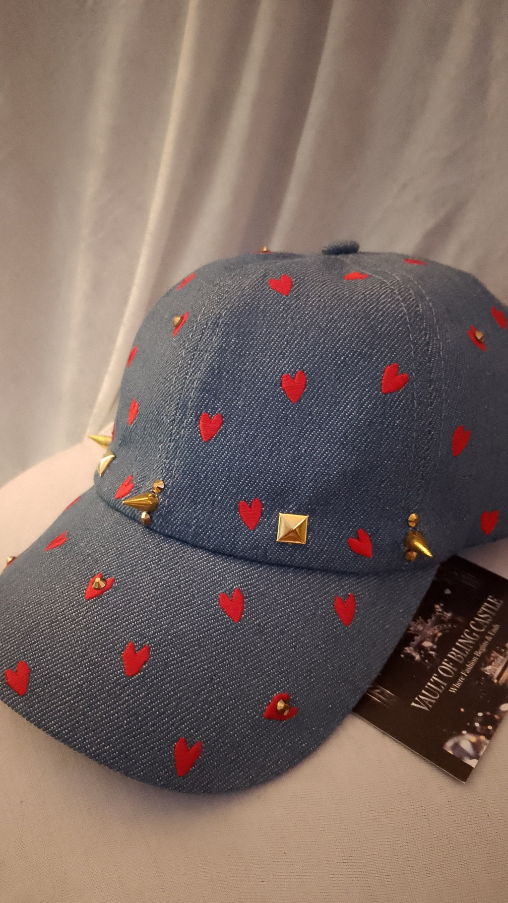 Love Is In The Air Women's Navy Denim Base Ball Style  Fashion Hat
