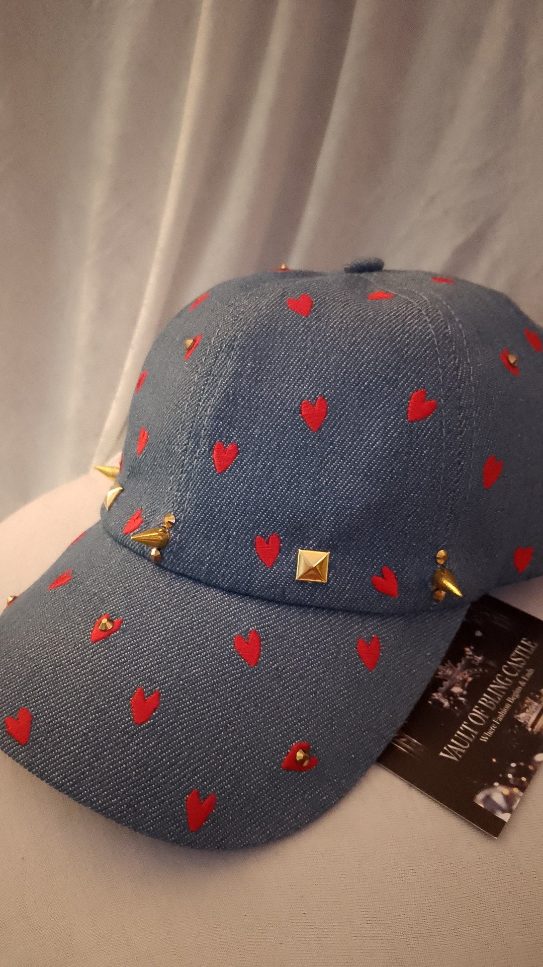Love Is In The Air Women's Navy Denim Base Ball Style  Fashion Hat