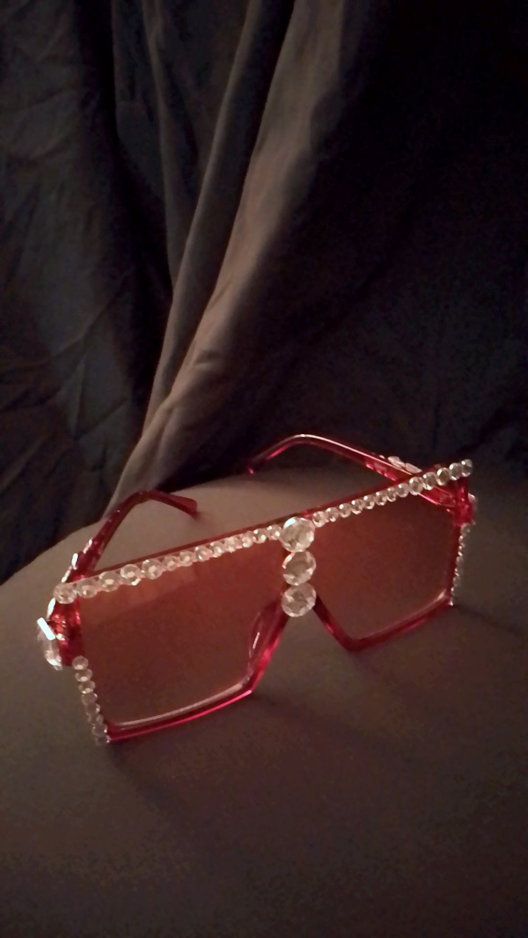 Heavenly Cherry High Status Unisex Translucent Frame Glasses