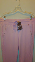 Blushing Meadow Pastel Pink Woman's Drawstring Sweat Pants