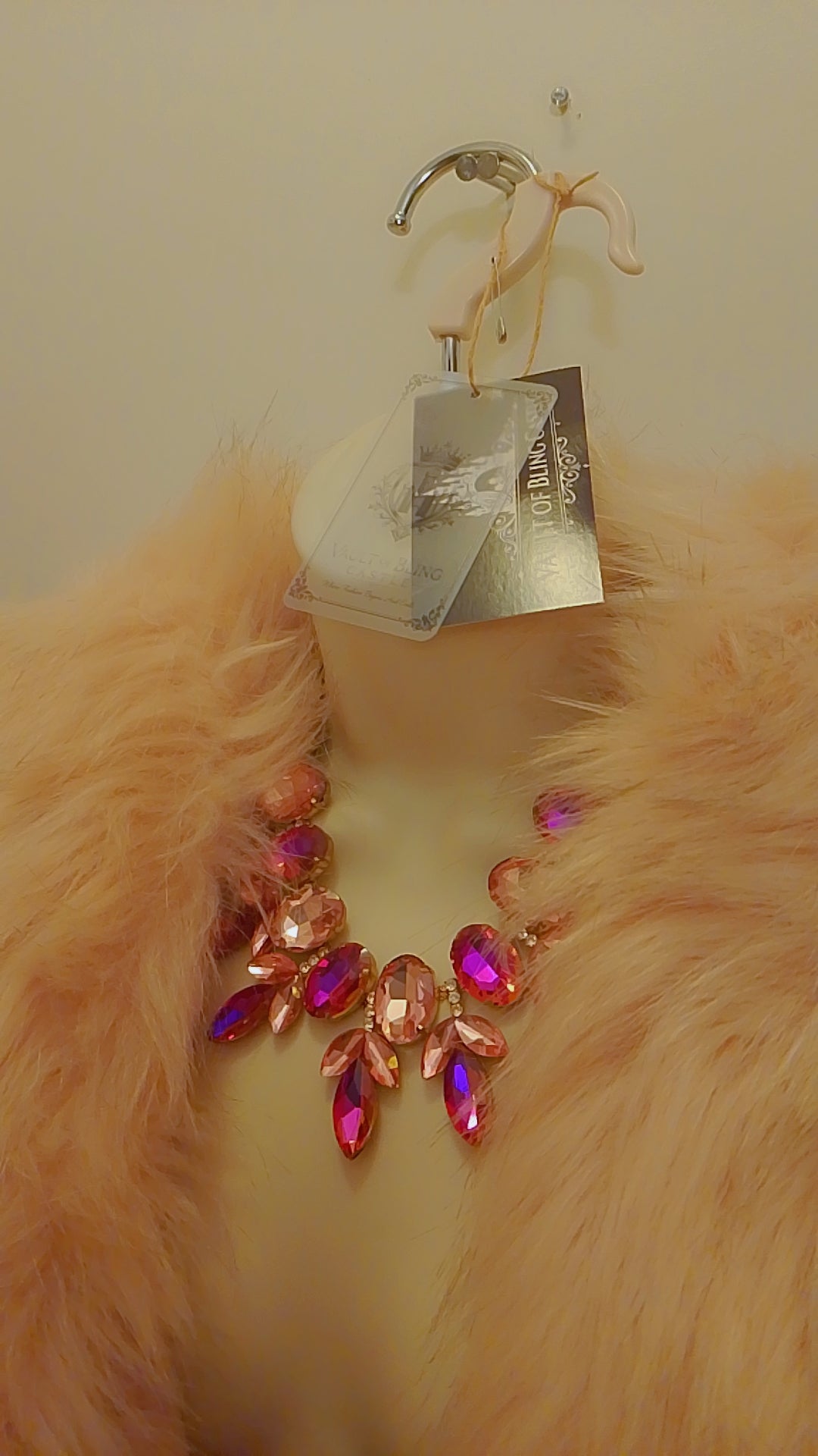 Regal Garden Château Rose Statement Necklace