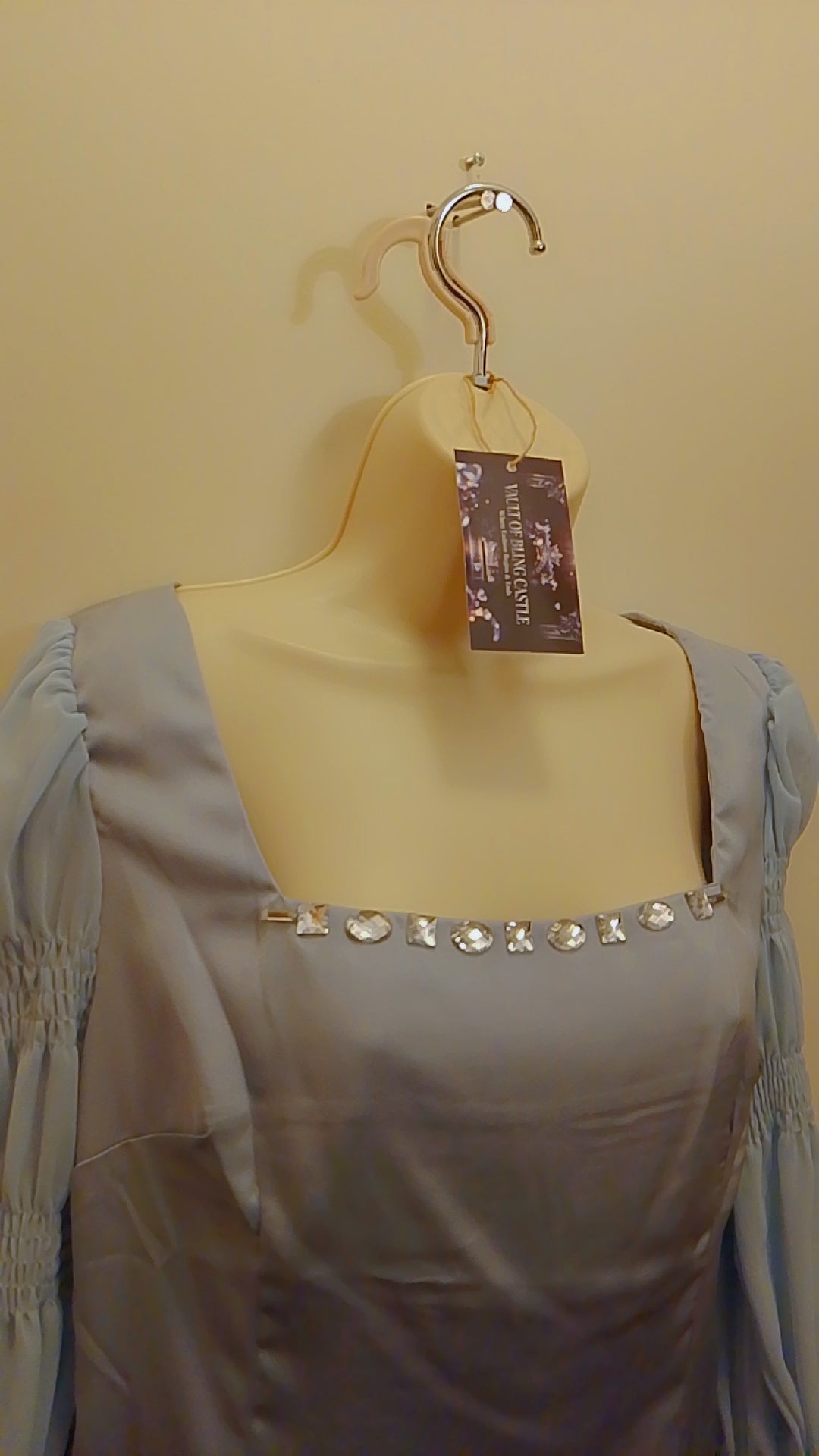 Artisanal Fine Choice Women's Chiffon Plunge Neck Blouse