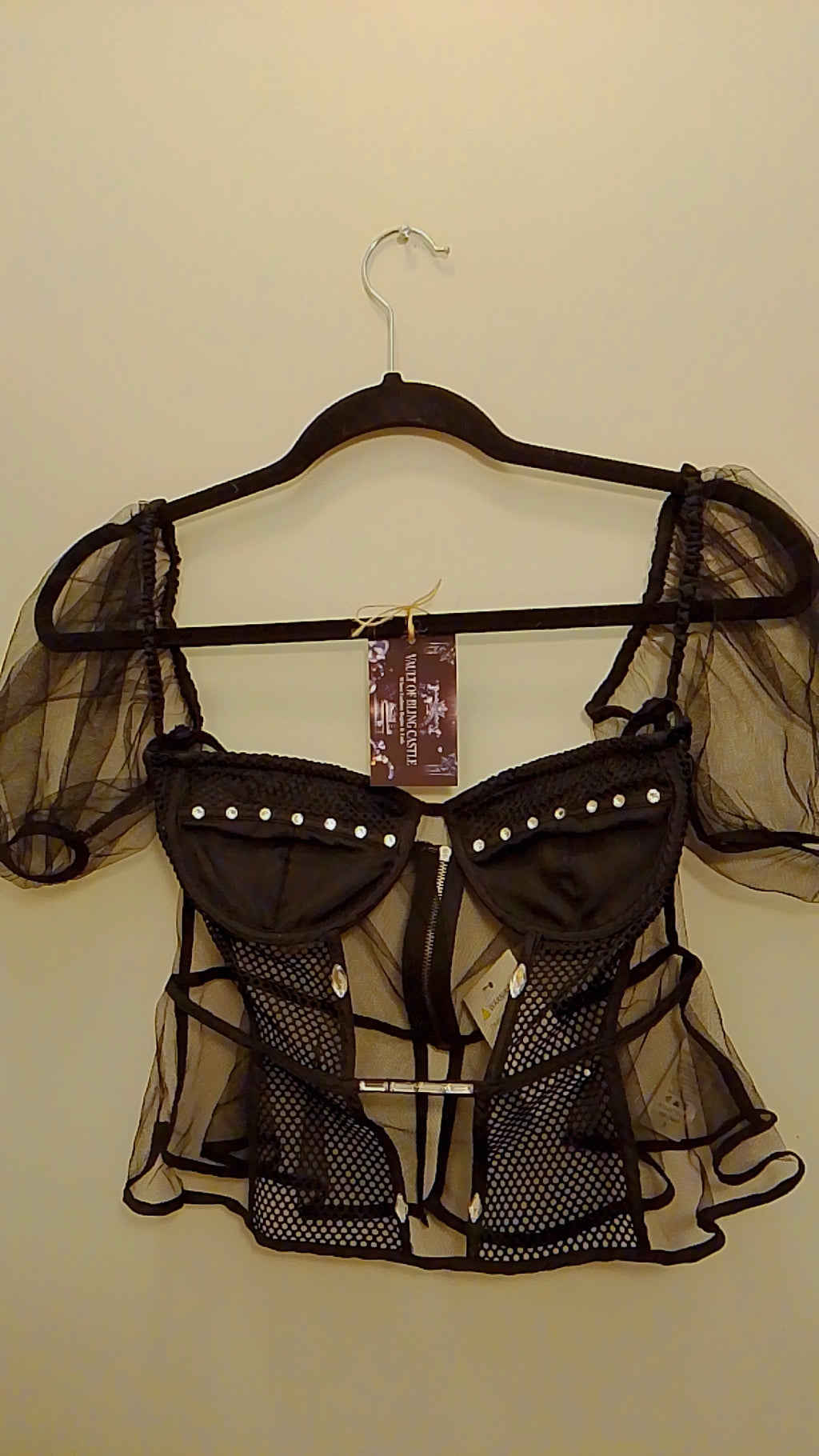 Burning The Midnight Oil Women's Corset Top