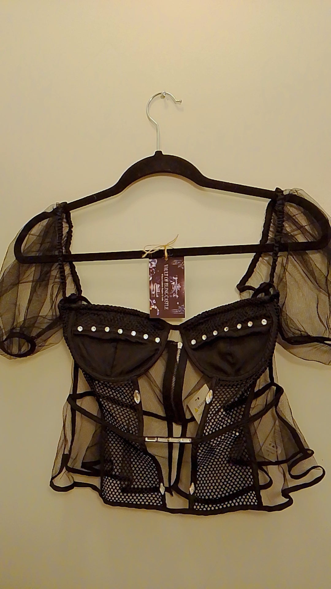 Burning The Midnight Oil Women's Corset Top