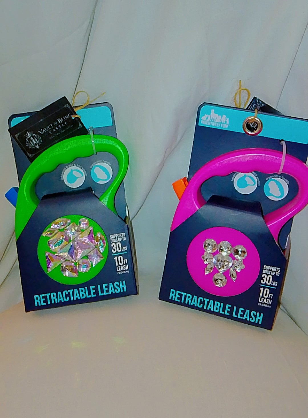 Irresistible Cute Functional Neon Colored Retractable Pet Leash