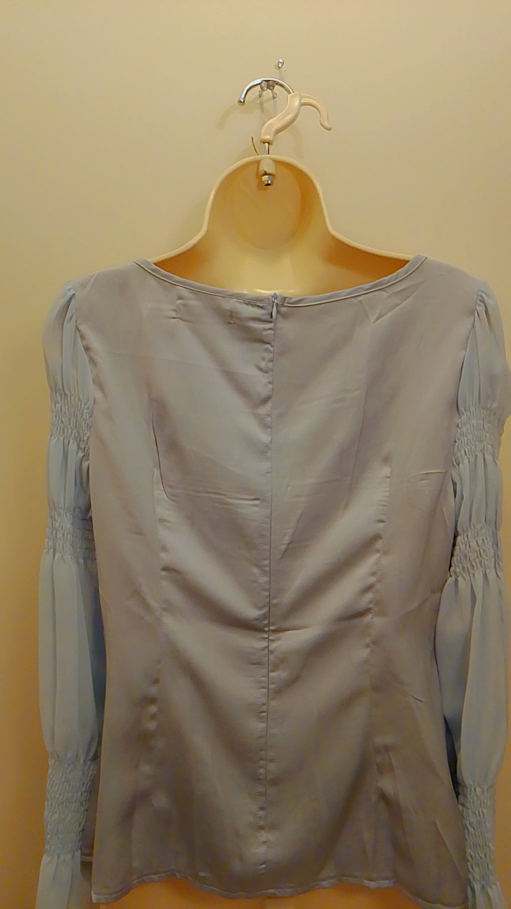 Artisanal Fine Choice Women's Chiffon Plunge Neck Blouse