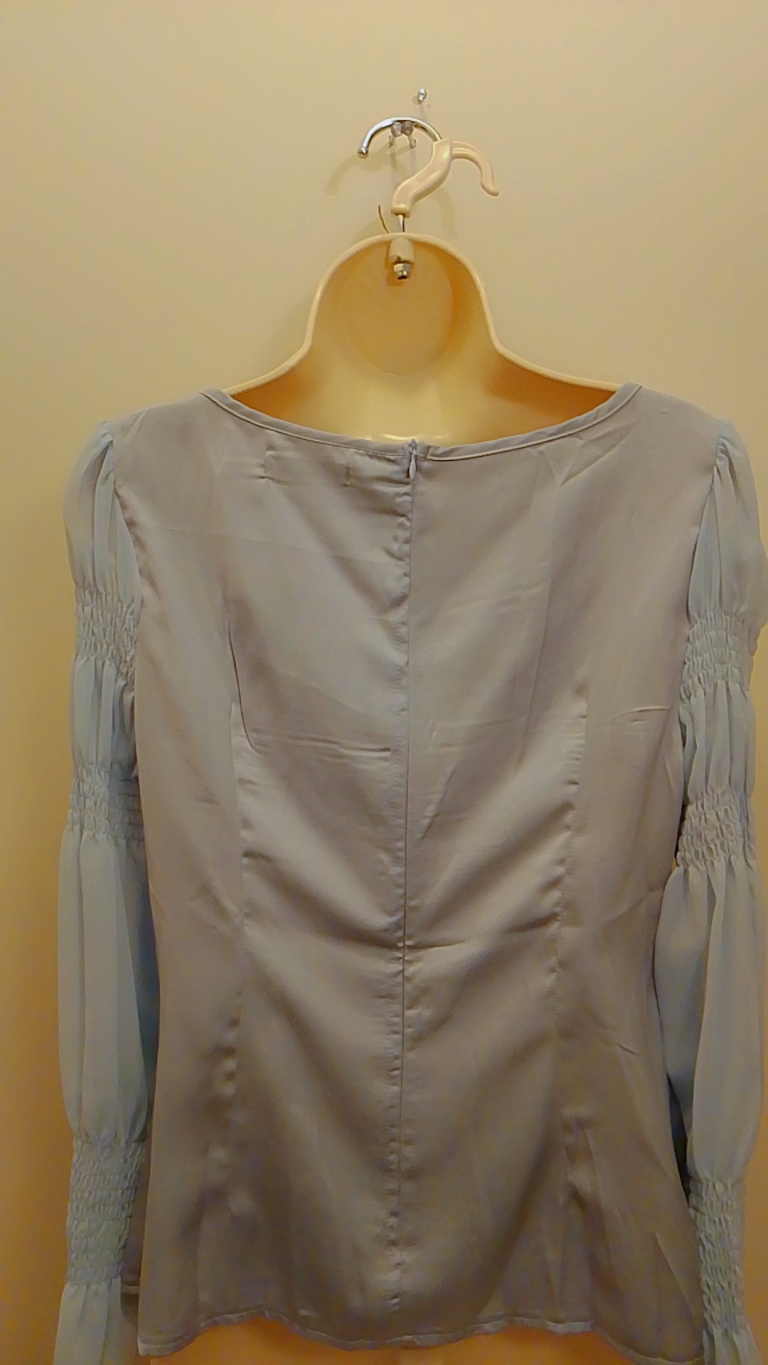 Artisanal Fine Choice Women's Chiffon Plunge Neck Blouse