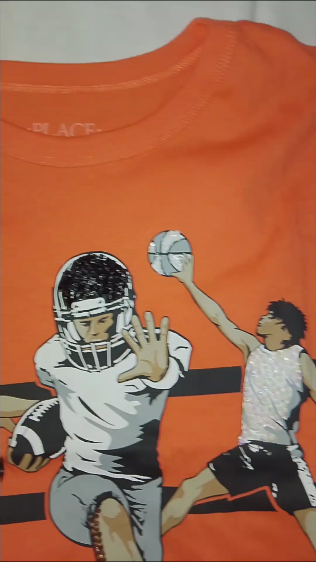 End Zone Touch Down Flame Boy's Short Sleeve T - Shirt - Style 121