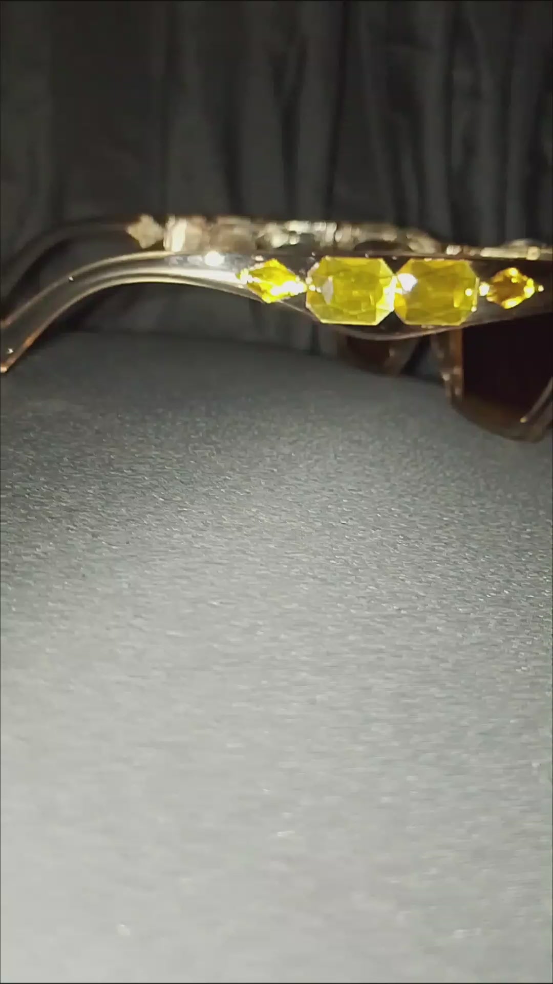 Canary Crystal Honey Sparkler Shades Glasses