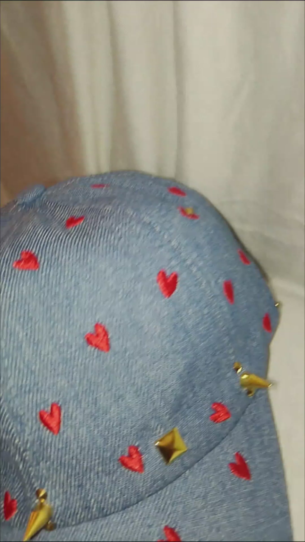 Love Is In The Air Women's Navy Denim Base Ball Style  Fashion Hat