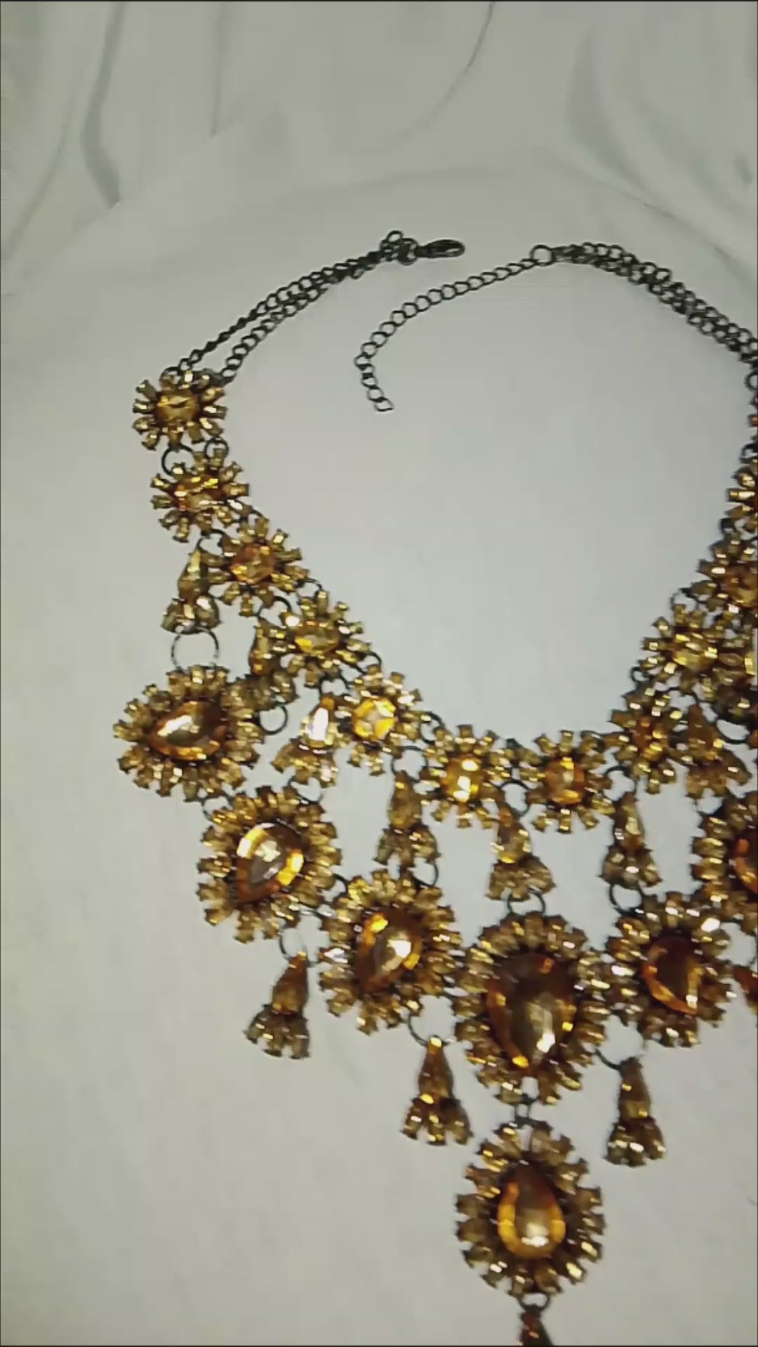 Heirloom Dynasty Chandelier Women's Statement Collar Necklace