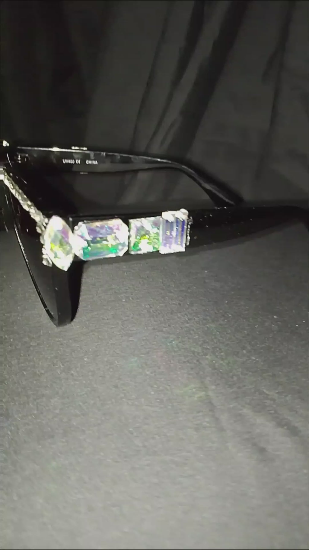 Studio Quality 808 Black & Platinum Frame Glasses