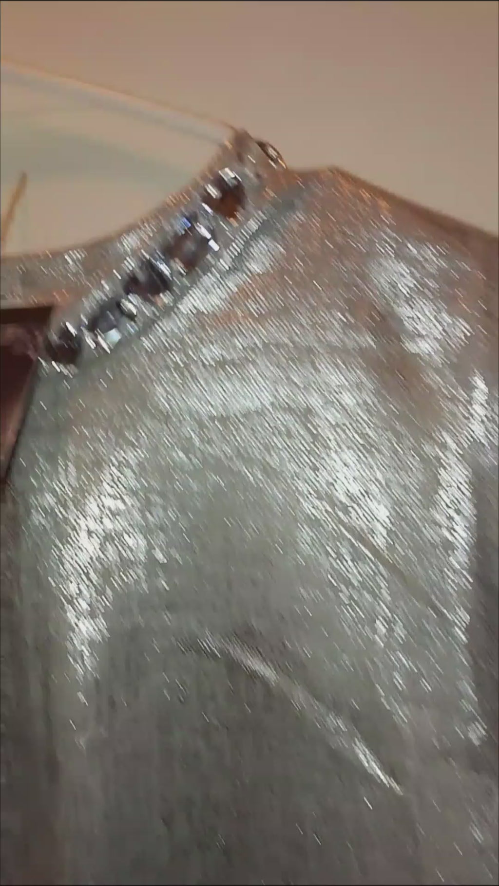 Chrome Aura Razzle Dazzle Crop Top