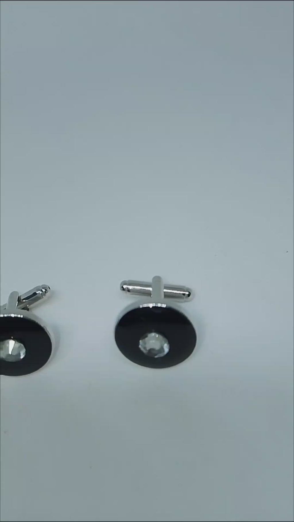 Center Mirage Black Infinity Men's Cufflink Set