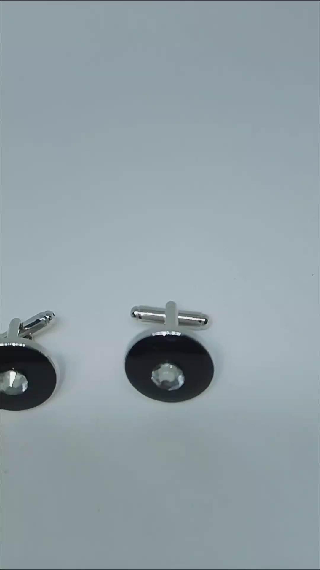 Center Mirage Black Infinity Men's Cufflink Set