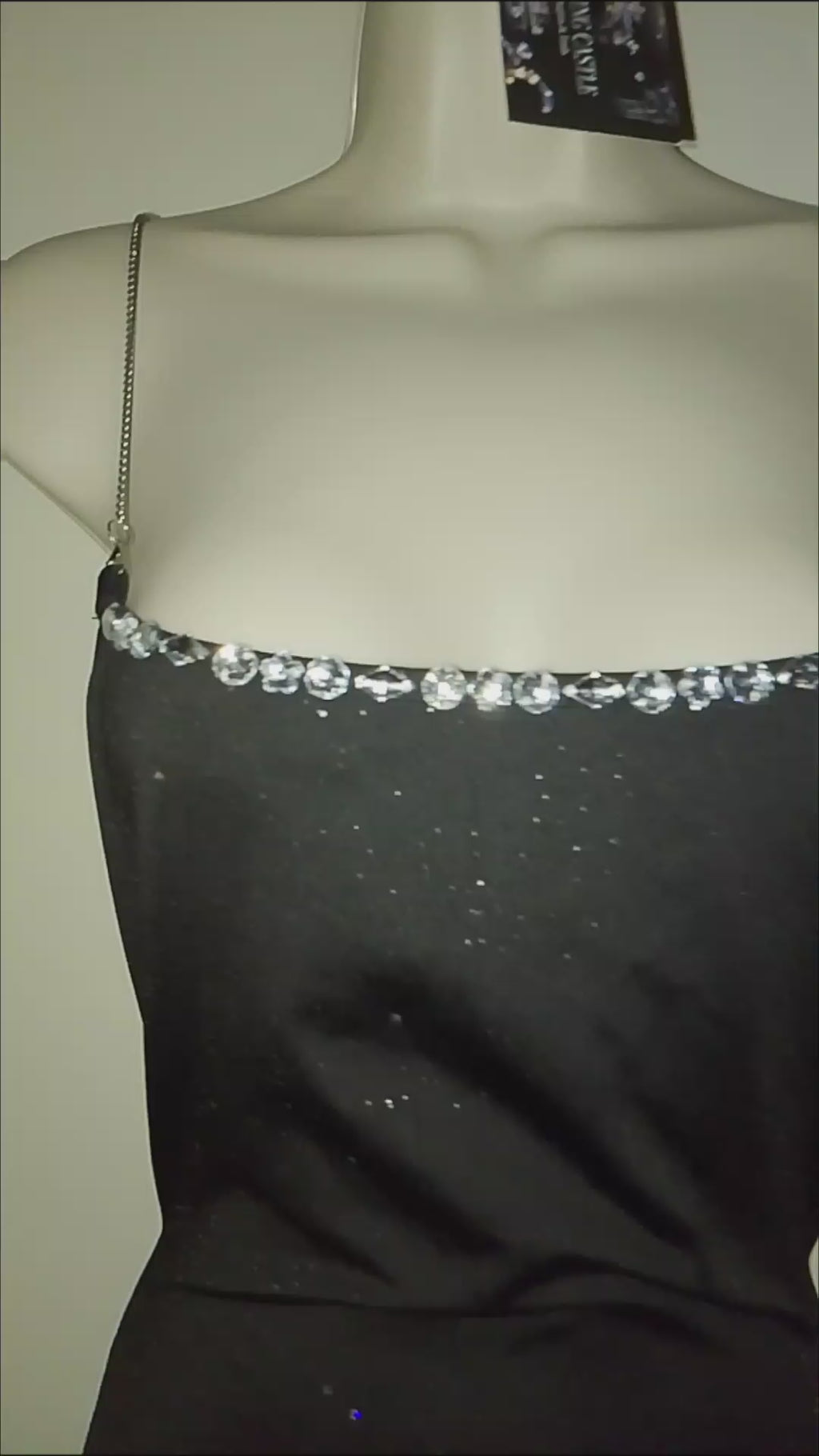 House Of Galaxy Women's Metal Chain Strap Cocktail Dress